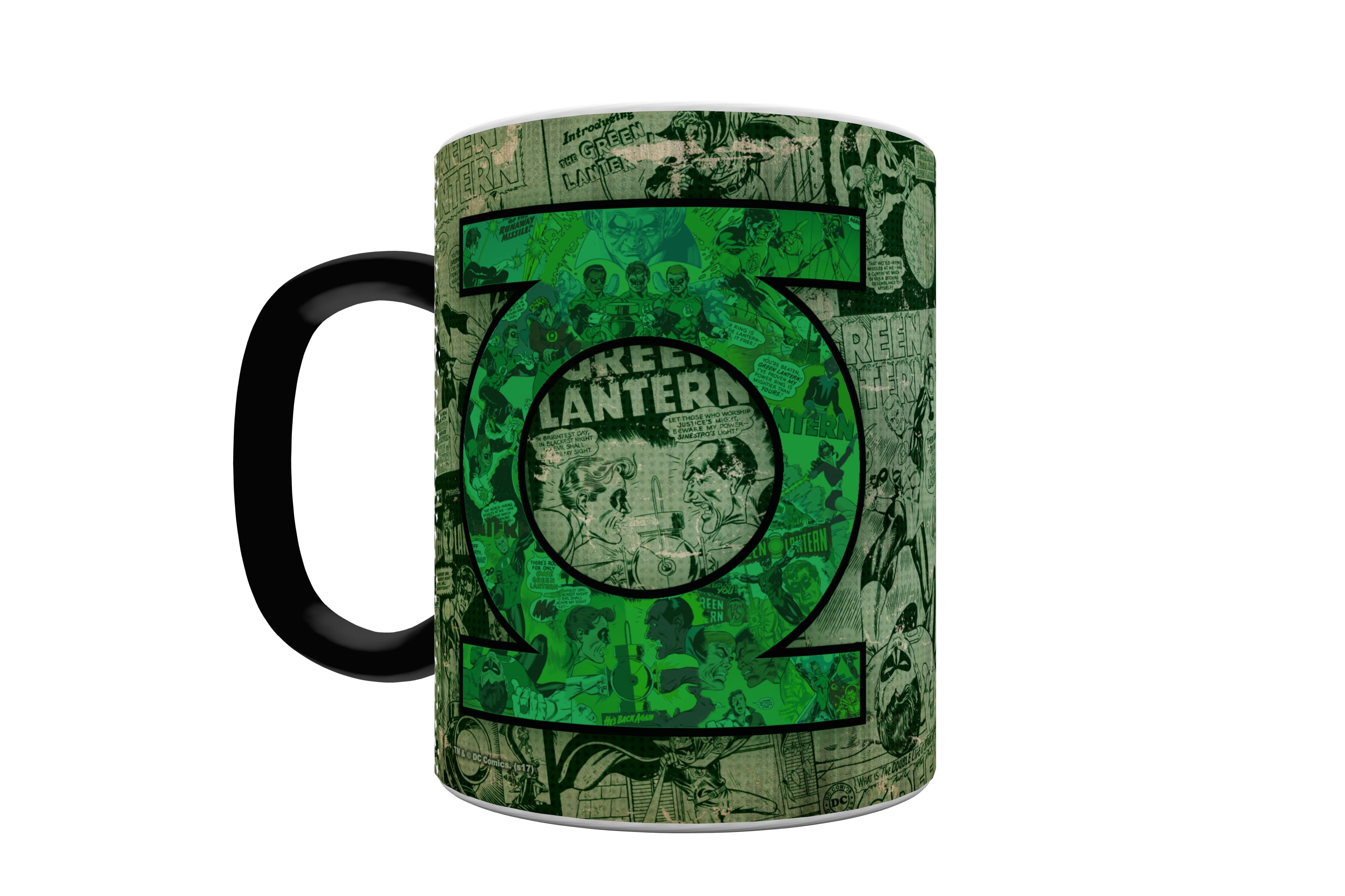 DC Comics (Green Lantern - Retro Logo) Morphing Mugs® Heat-Sensitive Mug MMUG626